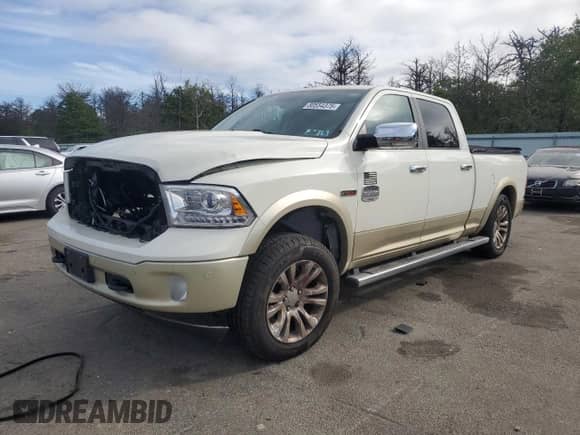 2016 Ram 1500 Longhorn z VIN 1C6RR7WM3GS214986, wystawiony jako Copart lot #80554375 z przebiegiem 133 426 mil mil oraz Szkoda całkowita • Salvage title. Historia ofert i sprzedaży dostępna na DreamBid. Obrazek 1.