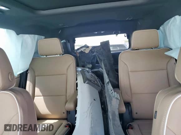 2023 Chevrolet Tahoe Premier with VIN 1GNSCSKD2PR262160, listed as a Copart auction lot 81327285 with 25,164 mi miles and Salvage title. Bid and sale history available at DreamBid. Image 10.