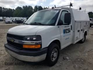 2018 Chevrolet Express Commercial с VIN 1GB0GRFG5J1265128, выставлен на аукционе Copart как лот 60096725 с пробегом 174 268 миль миль и Списание • Salvage title. История ставок и продаж доступна на DreamBid. Изображение 1.