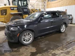 2021 Dodge Durango R/T with VIN 1C4SDJCT1MC573728, listed as a Copart auction lot 60901185 with 57,039 mi miles and Salvage title. Bid and sale history available at DreamBid. Image 1.