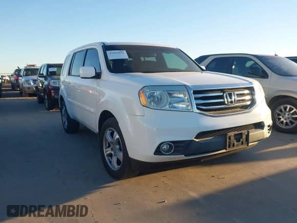 2013 Honda Pilot EX-L with VIN 5FNYF3H57DB004024, listed as a IAAI auction lot 43597652 with 144,099 mi miles and . Bid and sale history available at DreamBid. Image 1.