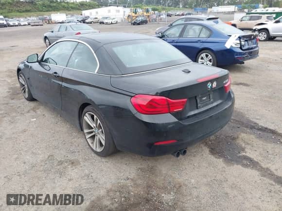 2018 BMW 4 Series 430i with VIN WBA4Z1C50JEC70127, listed as a IAAI auction lot 43035126 with 73,149 mi miles and . Bid and sale history available at DreamBid. Image 3.