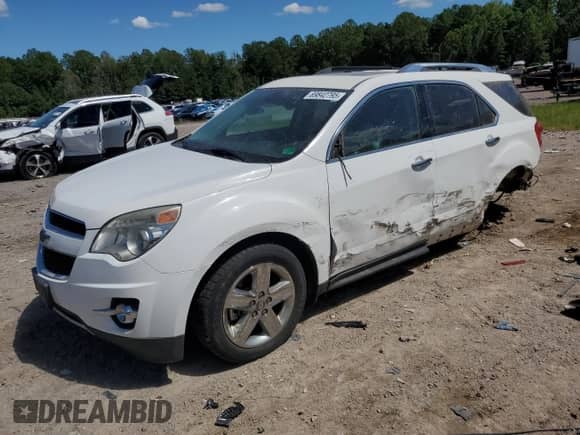 2015 Chevrolet Equinox LTZ z VIN 1GNFLHEK2FZ107637, wystawiony jako Copart lot #69842795 z przebiegiem 164 884 mil mil oraz Szkoda całkowita • Salvage title. Historia ofert i sprzedaży dostępna na DreamBid. Obrazek 1.