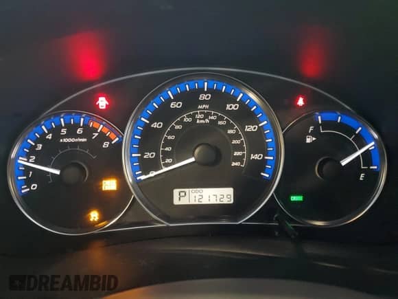 2011 Subaru Forester X with VIN JF2SHABC1BH739477, listed as a Copart auction lot 81896015 with 121,729 mi miles and Salvage title. Bid and sale history available at DreamBid. Image 9.