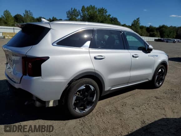 2025 Kia Sorento EX with VIN KNDRHDJG9S5335153, listed as a Copart auction lot 69948225 with 14,587 mi miles and Salvage title. Bid and sale history available at DreamBid. Image 3.