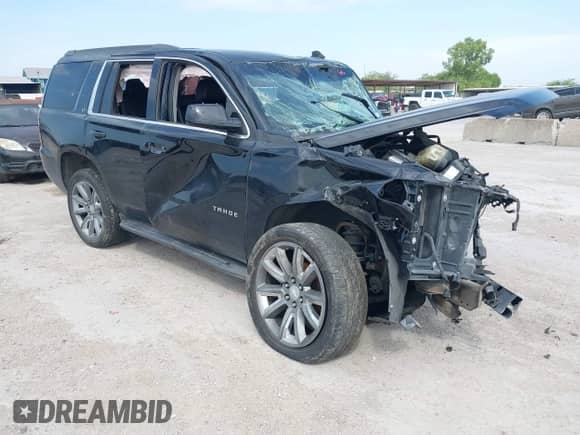2019 Chevrolet Tahoe LT with VIN 1GNSCBKC1KR115800, listed as a IAAI auction lot 42884267 with Not provided miles and . Bid and sale history available at DreamBid. Image 1.