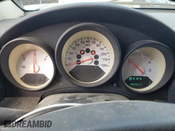 2008 Dodge Caliber SE with VIN 1B3HB28B08D535821, listed as a Copart auction lot 72088225 with 154,411 mi miles and Salvage title. Bid and sale history available at DreamBid. Image 9.