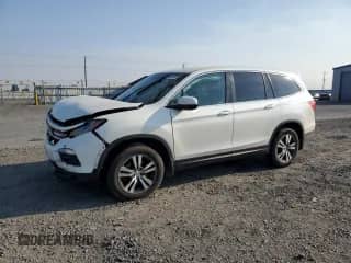 2018 Honda Pilot EX with VIN 5FNYF6H3XJB071115, listed as a Copart auction lot 70958925 with 100,106 mi miles and Salvage title. Bid and sale history available at DreamBid. Image 1.