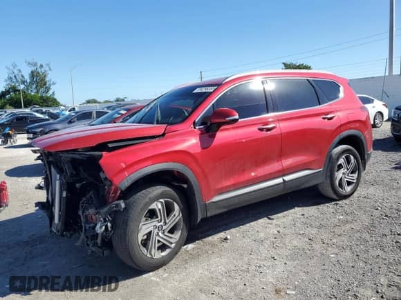 2023 Hyundai Santa Fe SEL with VIN 5NMS2DAJ9PH581400, listed as a Copart auction lot 84298385 with 19,273 mi miles and Salvage title. Bid and sale history available at DreamBid. Image 1.
