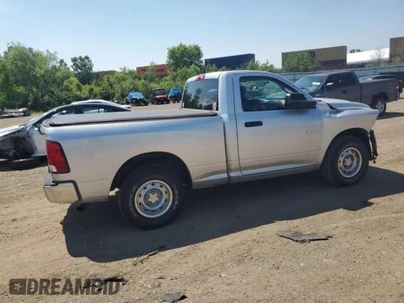 2010 Dodge 1500 ST with VIN 3D7JB1EK2AG129195, listed as a Copart auction lot 62995435 with 85,681 mi miles and Salvage title. Bid and sale history available at DreamBid. Image 3.