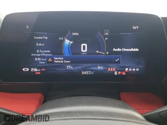 2024 Chevrolet Blazer EV eAWD RS с VIN 3GNKDCRJ2RS172182, выставлен на аукционе Copart как лот 84720594 с пробегом 8 457 миль миль и Списание • Salvage title. История ставок и продаж доступна на DreamBid. Изображение 9.