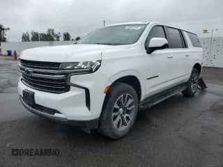 2022 Chevrolet Suburban LT с VIN 1GNSKCKD5NR124800, выставлен на аукционе Copart как лот 58847615 с пробегом 77 550 миль миль и Списание • Salvage title. История ставок и продаж доступна на DreamBid. Изображение 1.