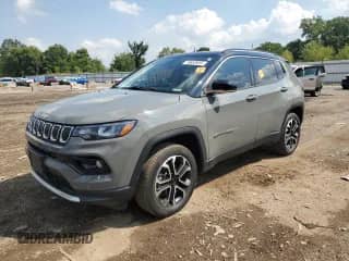 2022 Jeep Compass Limited with VIN 3C4NJDCB9NT102222, listed as a Copart auction lot 70653955 with 28,241 mi miles and Salvage title. Bid and sale history available at DreamBid. Image 1.
