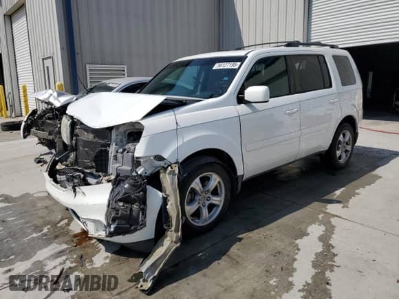 2015 Honda Pilot EX-L with VIN 5FNYF3H75FB001210, listed as a Copart auction lot 56127195 with 101,884 mi miles and Salvage title. Bid and sale history available at DreamBid. Image 1.