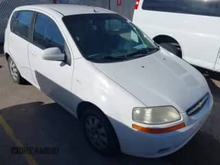 2005 Chevrolet Aveo LS with VIN KL1TD62605B449266, listed as a IAAI auction lot 43553305 with 157,085 mi miles and . Bid and sale history available at DreamBid. Image 1.