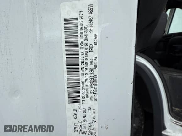 2014 Ram ProMaster Cargo z VIN 3C6TRVBG2EE118261, wystawiony jako Copart lot #45903055 z przebiegiem 168 025 mil mil oraz Czysty tytuł • Clean title. Historia ofert i sprzedaży dostępna na DreamBid. Obrazek 10.