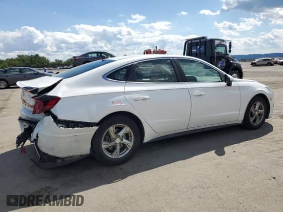 2022 Hyundai Sonata SE with VIN 5NPEG4JA8NH135205, listed as a Copart auction lot 70702895 with 49,311 mi miles and Salvage title. Bid and sale history available at DreamBid. Image 3.