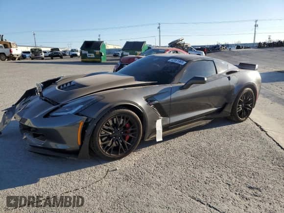 2017 Chevrolet Corvette Z06 2LZ with VIN 1G1YS2D64H5606898, listed as a Copart auction lot 42851965 with 22,327 mi miles and Salvage title. Bid and sale history available at DreamBid. Image 1.