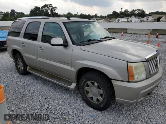 2005 Cadillac Escalade with VIN 1GYEK63N35R143564, listed as a Copart auction lot 71405115 with 222,682 mi miles and Salvage title. Bid and sale history available at DreamBid. Image 4.