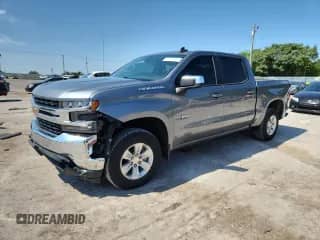 2021 Chevrolet Silverado 1500 LT with VIN 3GCUYDED4MG192974, listed as a Copart auction lot 65155515 with 79,940 mi miles and Salvage title. Bid and sale history available at DreamBid. Image 1.