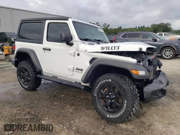 2021 Jeep Wrangler Sport S with VIN 1C4GJXAN9MW665433, listed as a Copart auction lot 70757955 with 39,070 mi miles and Salvage title. Bid and sale history available at DreamBid. Image 4.