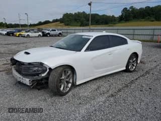2023 Dodge Charger GT with VIN 2C3CDXHG5PH690155, listed as a Copart auction lot 69735405 with 27,398 mi miles and Salvage title. Bid and sale history available at DreamBid. Image 1.