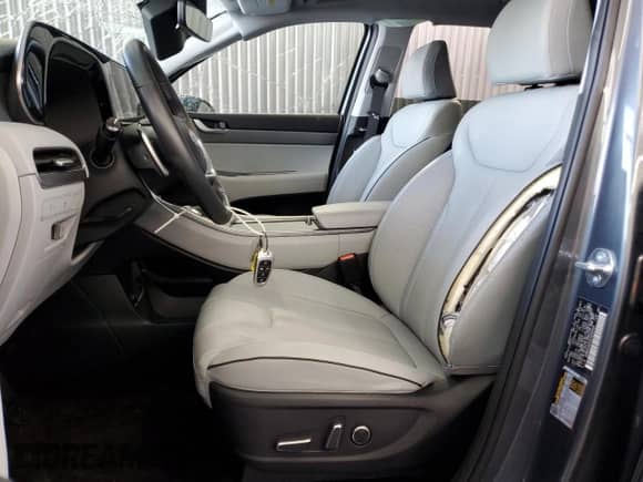 2025 Hyundai Palisade SEL with VIN KM8R24GE8SU896999, listed as a Copart auction lot 80810195 with 8,975 mi miles and Non repairable. Bid and sale history available at DreamBid. Image 7.