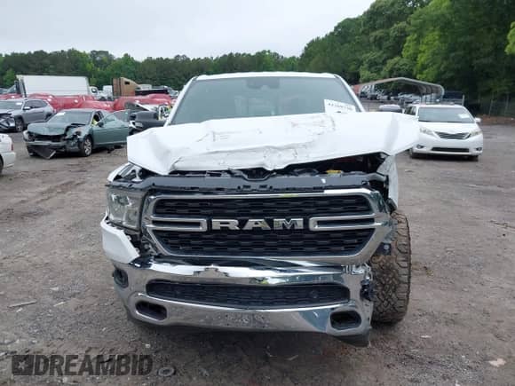 2022 Ram 1500 Big Horn with VIN 1C6SRFMT3NN351265, listed as a IAAI auction lot 42369730 with 31,702 mi miles and . Bid and sale history available at DreamBid. Image 13.