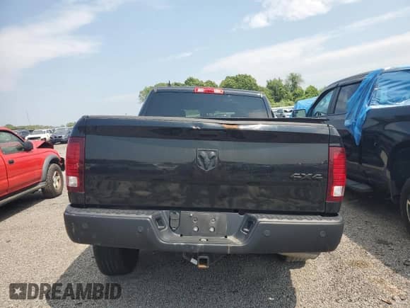 2022 Ram 1500 Warlock with VIN 1C6RR7LG4NS176079, listed as a Copart auction lot 59546315 with 106,570 mi miles and Salvage title. Bid and sale history available at DreamBid. Image 6.