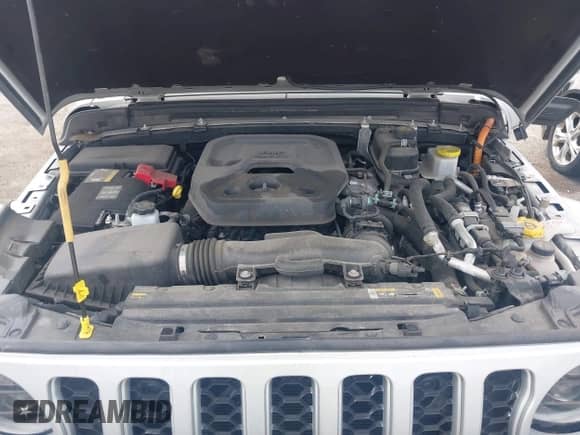 2023 Jeep Wrangler Sahara with VIN 1C4JJXP69PW695915, listed as a IAAI auction lot 42662028 with 36,957 mi miles and . Bid and sale history available at DreamBid. Image 10.