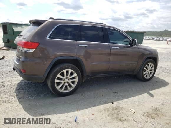 2017 Jeep Grand Cherokee Limited с VIN 1C4RJEBG8HC708650, выставлен на аукционе Copart как лот 66461235 с пробегом 156 124 миль миль и Списание • Salvage title. История ставок и продаж доступна на DreamBid. Изображение 3.