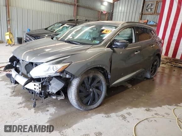 2017 Nissan Murano S with VIN 5N1AZ2MH4HN143243, listed as a Copart auction lot 70466035 with 115,087 mi miles and Salvage title. Bid and sale history available at DreamBid. Image 1.