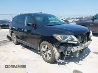 2017 Nissan Pathfinder S with VIN 5N1DR2MN7HC908119, listed as a IAAI auction lot 43152240 with 194,083 mi miles and . Bid and sale history available at DreamBid. Image 1.