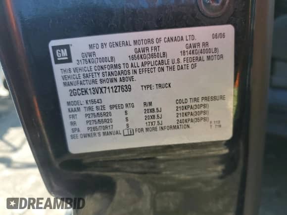 2007 Chevrolet Silverado 1500 LS с VIN 2GCEK13VX71127639, выставлен на аукционе Copart как лот 55944935 с пробегом 95 142 миль миль и Списание • Salvage title. История ставок и продаж доступна на DreamBid. Изображение 12.