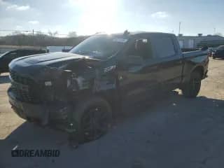 2022 Chevrolet Silverado 1500 Custom Trail Boss with VIN 1GCPYCEK3NZ175347, listed as a Copart auction lot 42134355 with 50,947 mi miles and Salvage title. Bid and sale history available at DreamBid. Image 1.