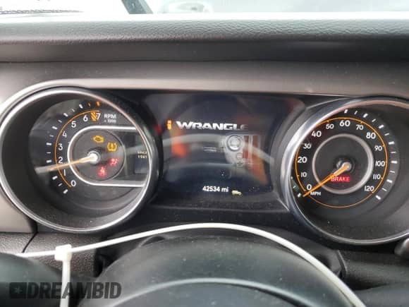 2022 Jeep Wrangler Unlimited Sport z VIN 1C4HJXDG6NW258091, wystawiony jako Copart lot #45484735 z przebiegiem 42 534 mil mil oraz Szkoda całkowita • Salvage title. Historia ofert i sprzedaży dostępna na DreamBid. Obrazek 9.