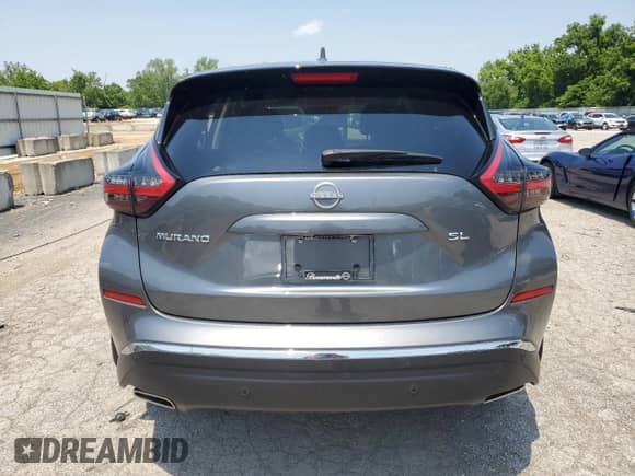 2024 Nissan Murano SL with VIN 5N1AZ2CJ1RC100593, listed as a Copart auction lot 60044075 with 15,125 mi miles and Salvage title. Bid and sale history available at DreamBid. Image 6.
