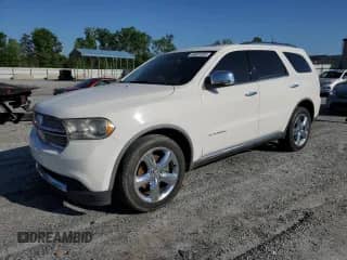 2012 Dodge Durango Citadel with VIN 1C4RDHEG4CC204870, listed as a Copart auction lot 54831925 with 145,528 mi miles and Salvage title. Bid and sale history available at DreamBid. Image 1.