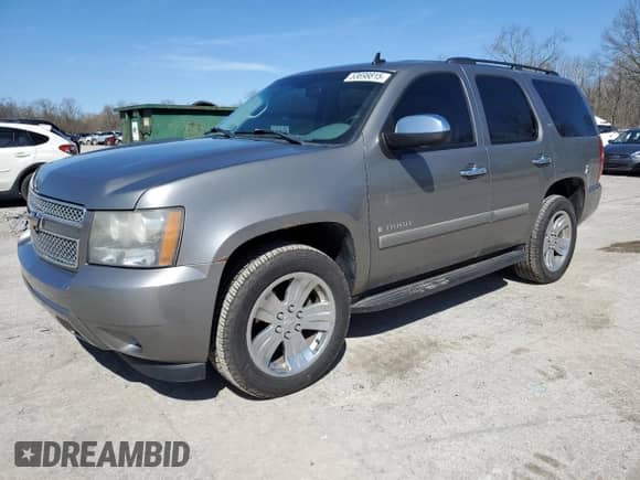 2008 Chevrolet Tahoe 1LT with VIN 1GNFK13038J160859, listed as a Copart auction lot 53698815 with 213,890 mi miles and Salvage title. Bid and sale history available at DreamBid. Image 1.