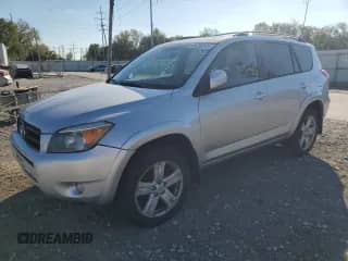 2006 Toyota RAV4 Sport with VIN JTMBD32V165025394, listed as a Copart auction lot 86296205 with 127,809 mi miles and Salvage title. Bid and sale history available at DreamBid. Image 1.