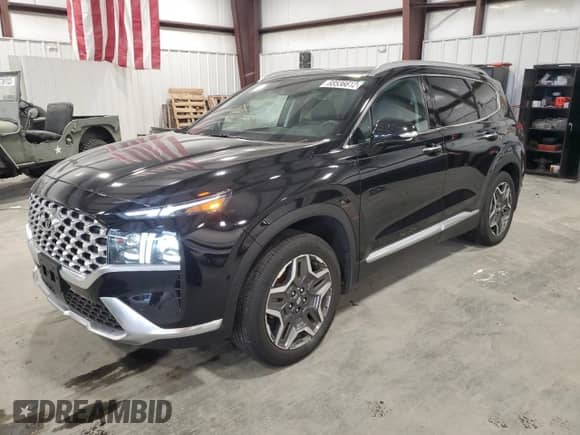 2021 Hyundai Santa Fe Limited with VIN 5NMS44AL2MH334663, listed as a Copart auction lot 68536612 with 14,770 mi miles and . Bid and sale history available at DreamBid. Image 1.
