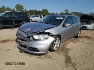 2015 Dodge Dart Limited with VIN 1C3CDFCB5FD407156, listed as a Copart auction lot 80346025 with 91,552 mi miles and Salvage title. Bid and sale history available at DreamBid. Image 1.