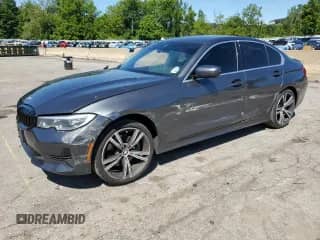 2021 BMW 3 Series 330i xDrive with VIN 3MW5R7J05M8C04188, listed as a Copart auction lot 69313325 with 41,995 mi miles and Salvage title. Bid and sale history available at DreamBid. Image 1.