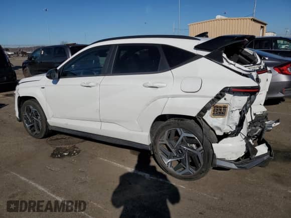 2024 Hyundai Kona N Line с VIN KM8HA3A3XRU038508, выставлен на аукционе Copart как лот 80099064 с пробегом 7 616 миль миль и Списание • Salvage title. История ставок и продаж доступна на DreamBid. Изображение 2.