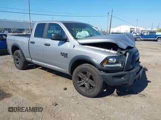 2022 Ram 1500 Warlock with VIN 1C6RR7GG4NS190459, listed as a IAAI auction lot 43227487 with 45,518 mi miles and . Bid and sale history available at DreamBid. Image 1.