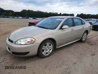 2010 Chevrolet Impala LT с VIN 2G1WB5EK1A1188229, выставлен на аукционе Copart как лот 81911695 с пробегом 73 483 миль миль и Списание • Salvage title. История ставок и продаж доступна на DreamBid. Изображение 1.