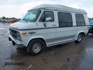 1995 Chevrolet Chevy Van with VIN 1GBEG25K1SF131482, listed as a IAAI auction lot 43065280 with 171,061 mi miles and . Bid and sale history available at DreamBid. Image 2.