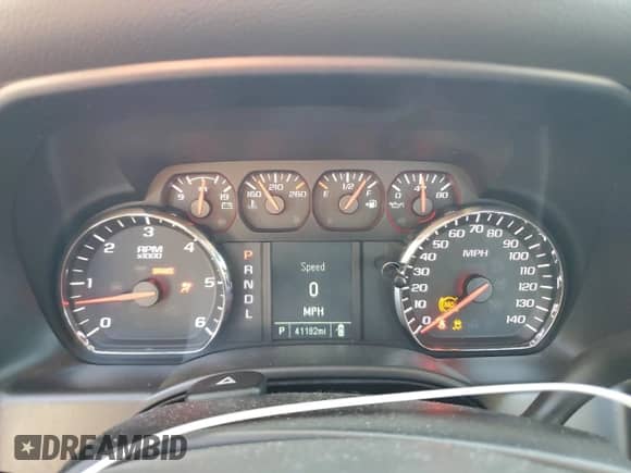 2017 GMC Sierra 1500 with VIN 1GTN1LEH4HZ107725, listed as a Copart auction lot 81550255 with 41,182 mi miles and Salvage title. Bid and sale history available at DreamBid. Image 9.