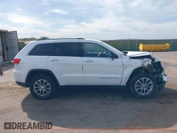 2014 Jeep Grand Cherokee Limited with VIN 1C4RJFBGXEC469314, listed as a IAAI auction lot 43224408 with 129,104 mi miles and . Bid and sale history available at DreamBid. Image 14.