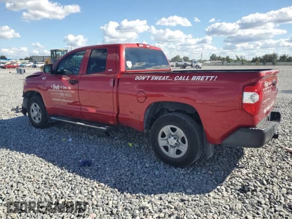 2017 Toyota Tundra SR z VIN 5TFRM5F11HX112088, wystawiony jako Copart lot #87016465 z przebiegiem 99 094 mil mil oraz Szkoda całkowita • Salvage title. Historia ofert i sprzedaży dostępna na DreamBid. Obrazek 2.